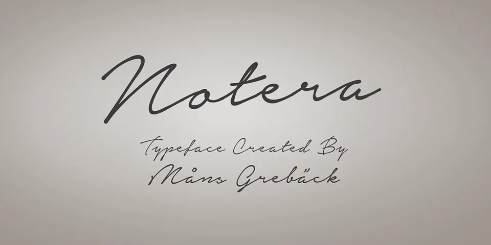 Notera Font