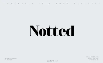 Notted Font