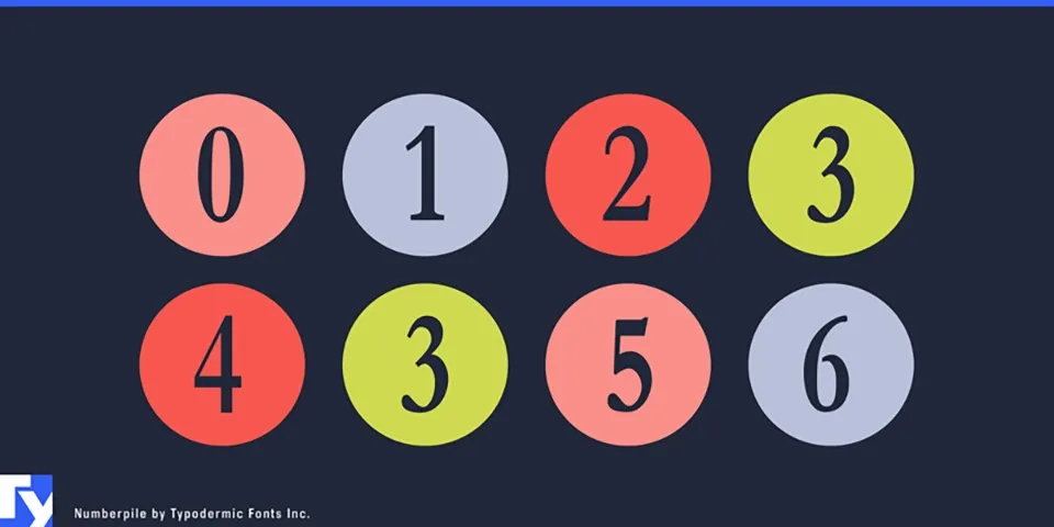 Numberpile Font