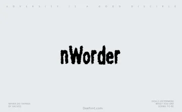 nWorder Font