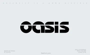 Oasis Font