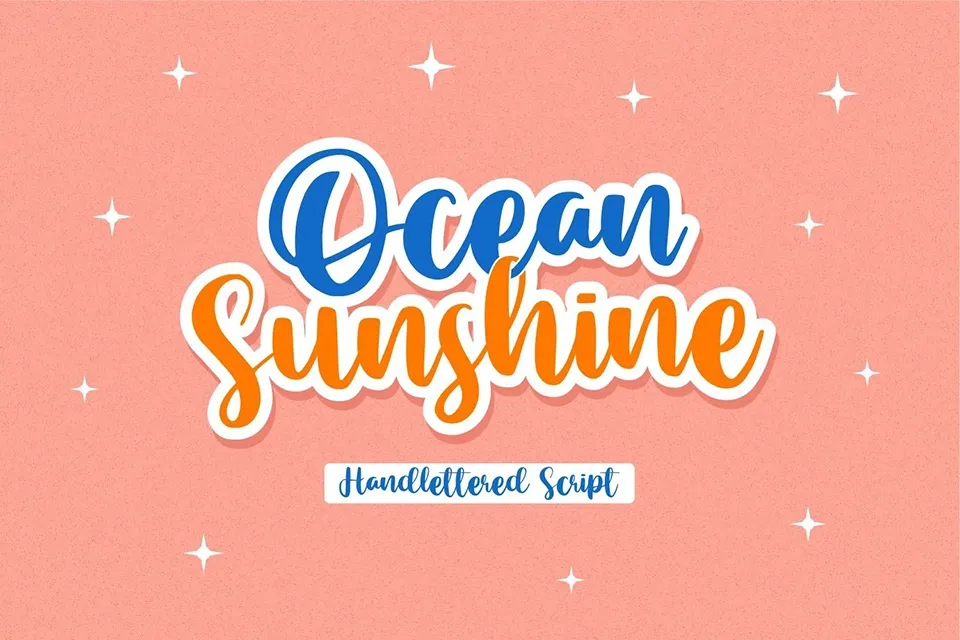 Ocean Sunshine Font