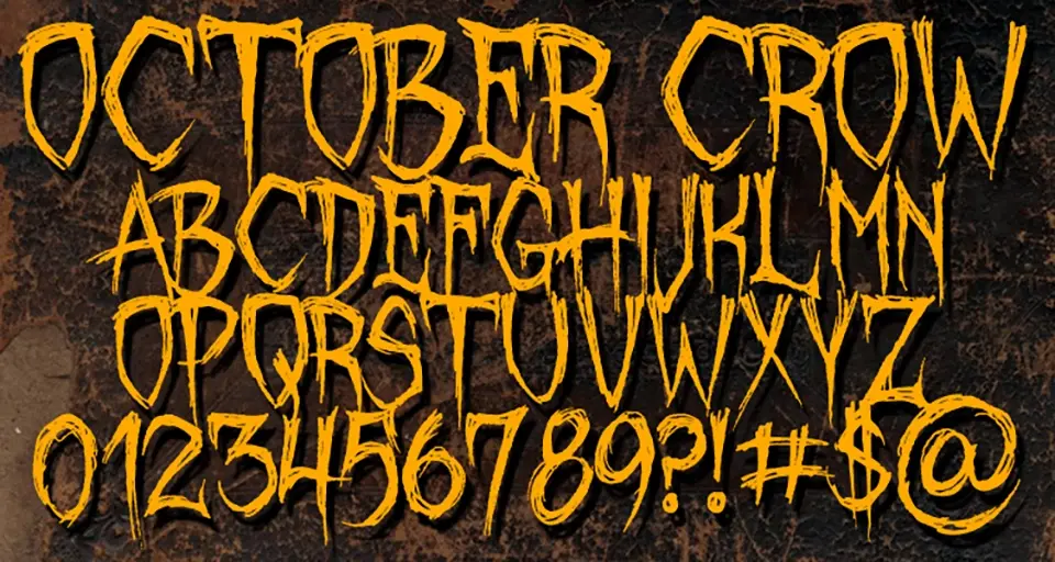 October Crow Font