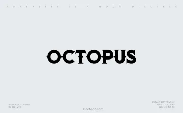 Octopus Font