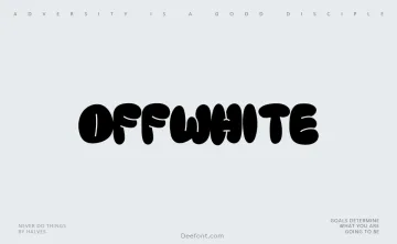 offwhite Font
