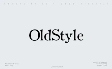 OldStyle Font