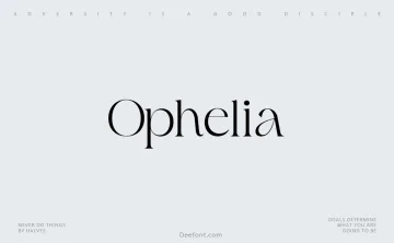Ophelia Font
