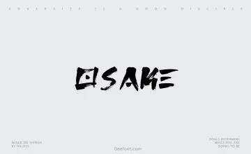 Osake Font