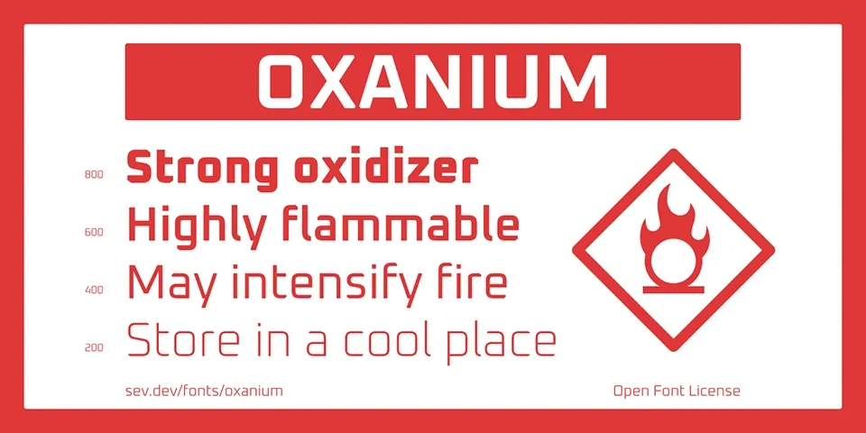 Oxanium Font Family