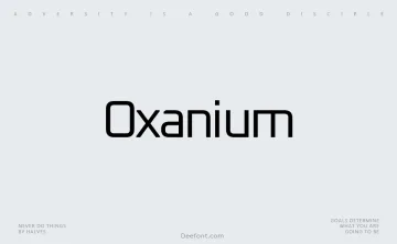 Oxanium Font Family