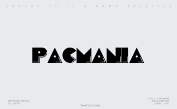 Pac-Font Font