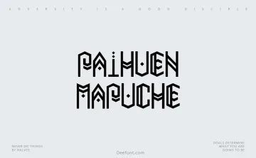 Paihuen Mapuche Font