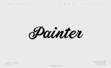 Painter Font