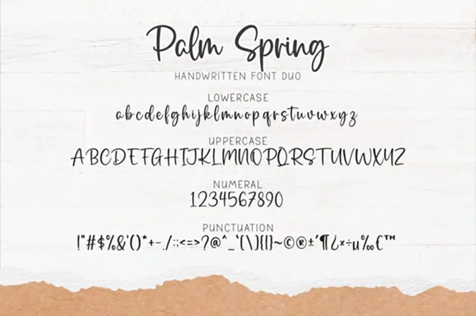 Palm Spring Font