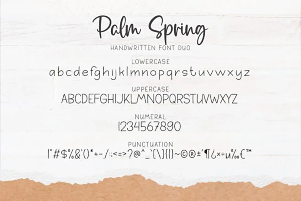Palm Spring Font