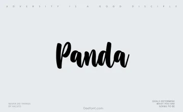 Panda Font