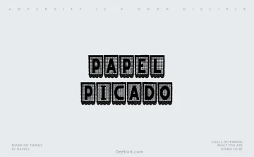 Papel Picado Font
