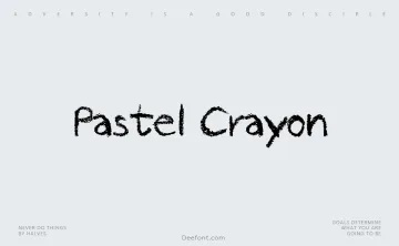 Pastel Crayon Font
