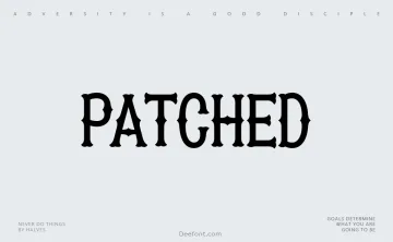 Patched Font