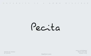 Pecita Font
