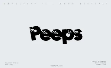 Peeps Font