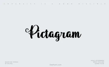Pictagram Font