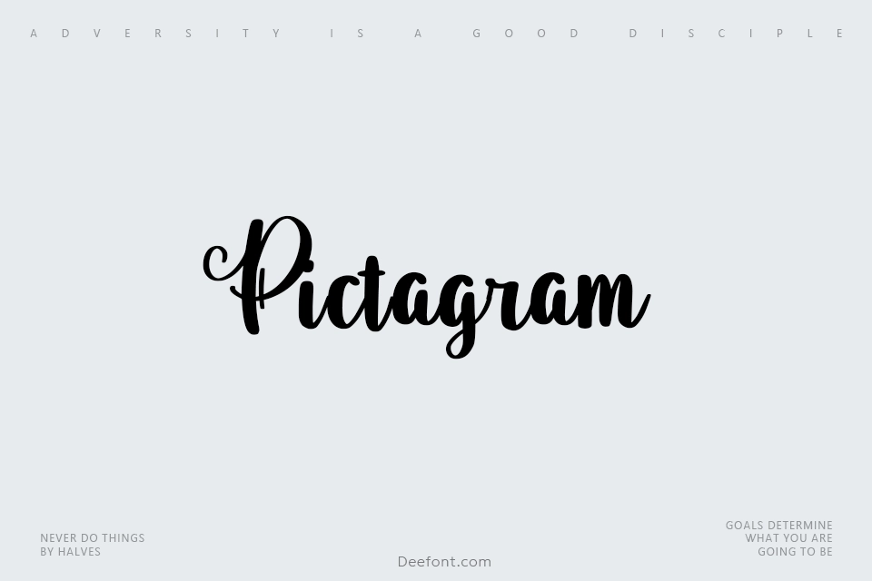 Pictagram Font