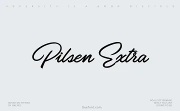 Pilsen Extra Font