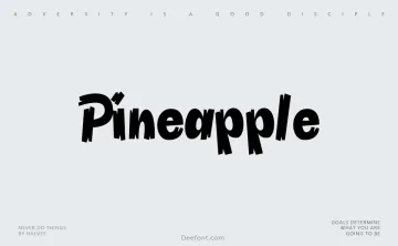 Pineapple Font