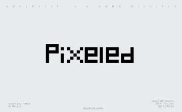 Pixeled Font