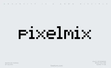 Pixelmix Font