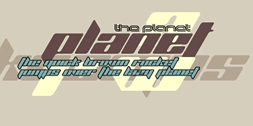 Planet Kosmos Font
