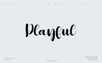 Playful Font