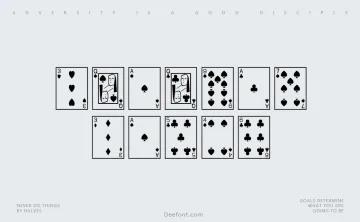Playing Cards Font