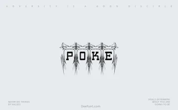 Poke Font