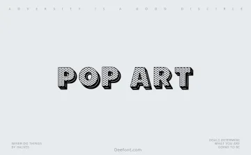 Pop Art Font