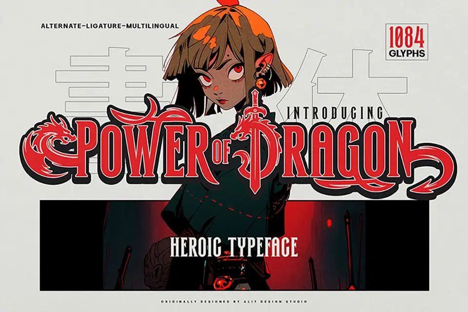 Power of Dragon Font