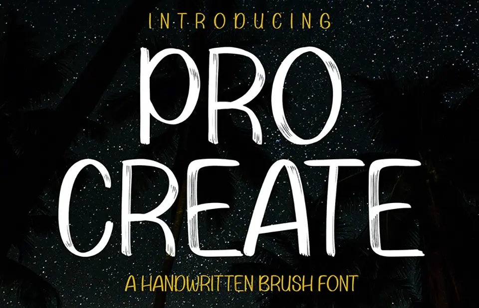 Procreate Font