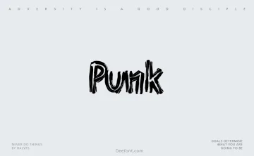 Punk Font