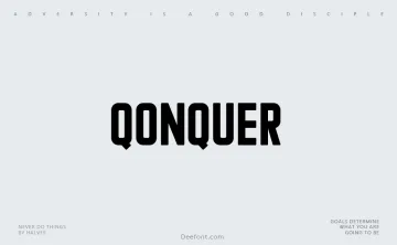 Qonquer Font