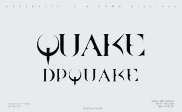 Quake  DpQuake Font