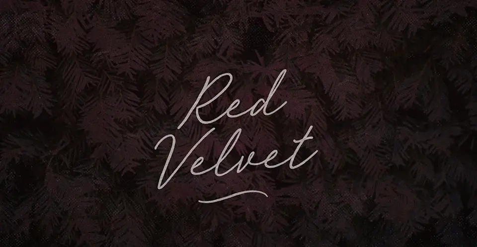Red Velvet Font