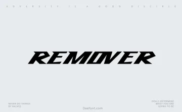 Remover Font