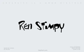 Ren & Stimpy Font