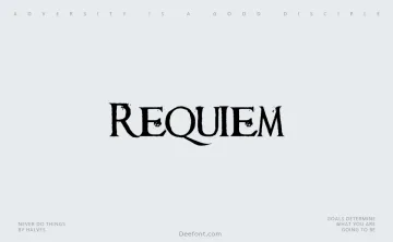 Requiem Font