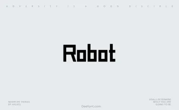 Robot Font