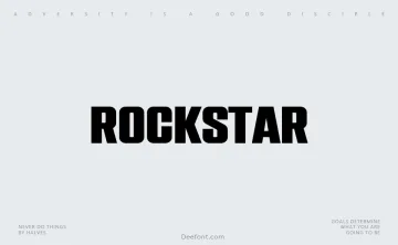 Rockstar Font