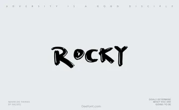 Rocky Font