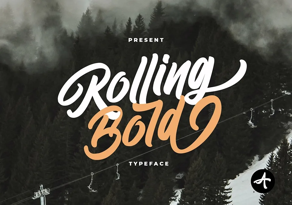 Rolling Bold Font