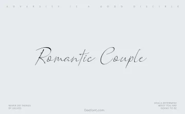 Romantic Couple Font